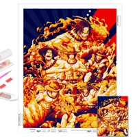 5d diy diamond painting anime character luffy picture full diamond art mosaic embroidery cross stitch kits home decor new year