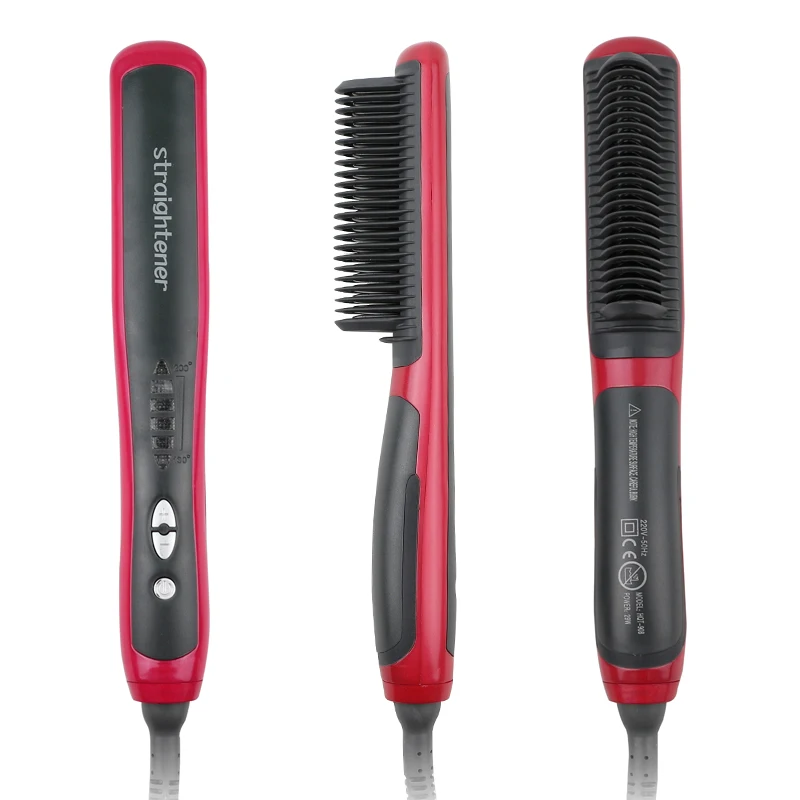 

Hair Straightener Durable Electric Straight Hair Comb Brush Heated Ceramic Hair Straightening Brush