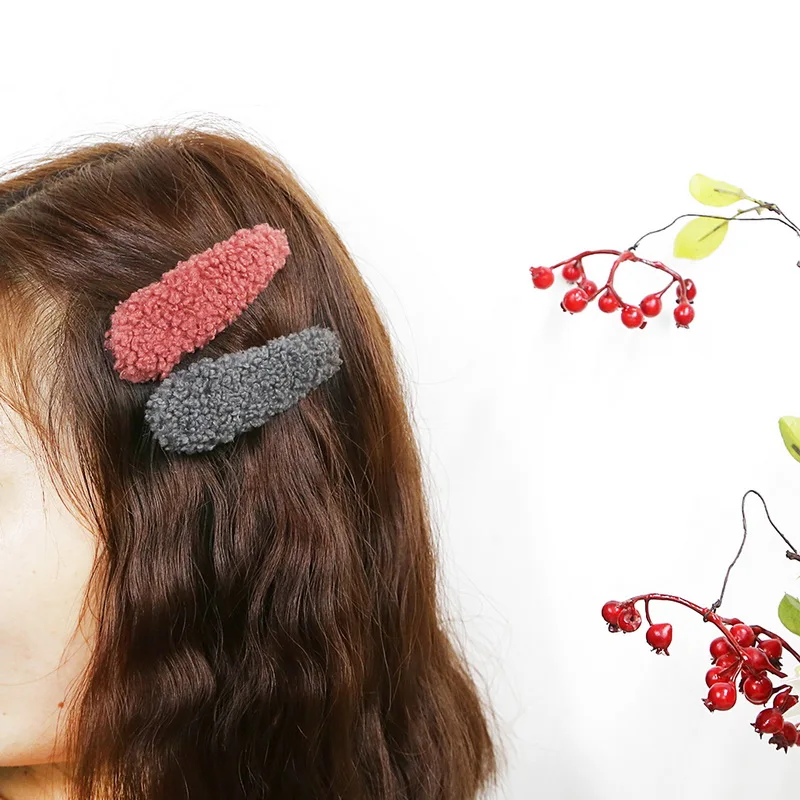 Женские Винтажные заколки для волос из овечьей шерсти аксессуары | Красота и