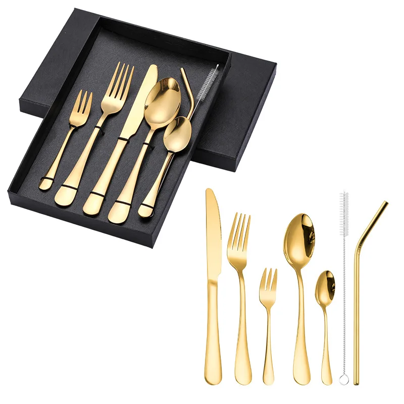 Набор посуды из нержавеющей стали в подарочной коробке товары для пересечения