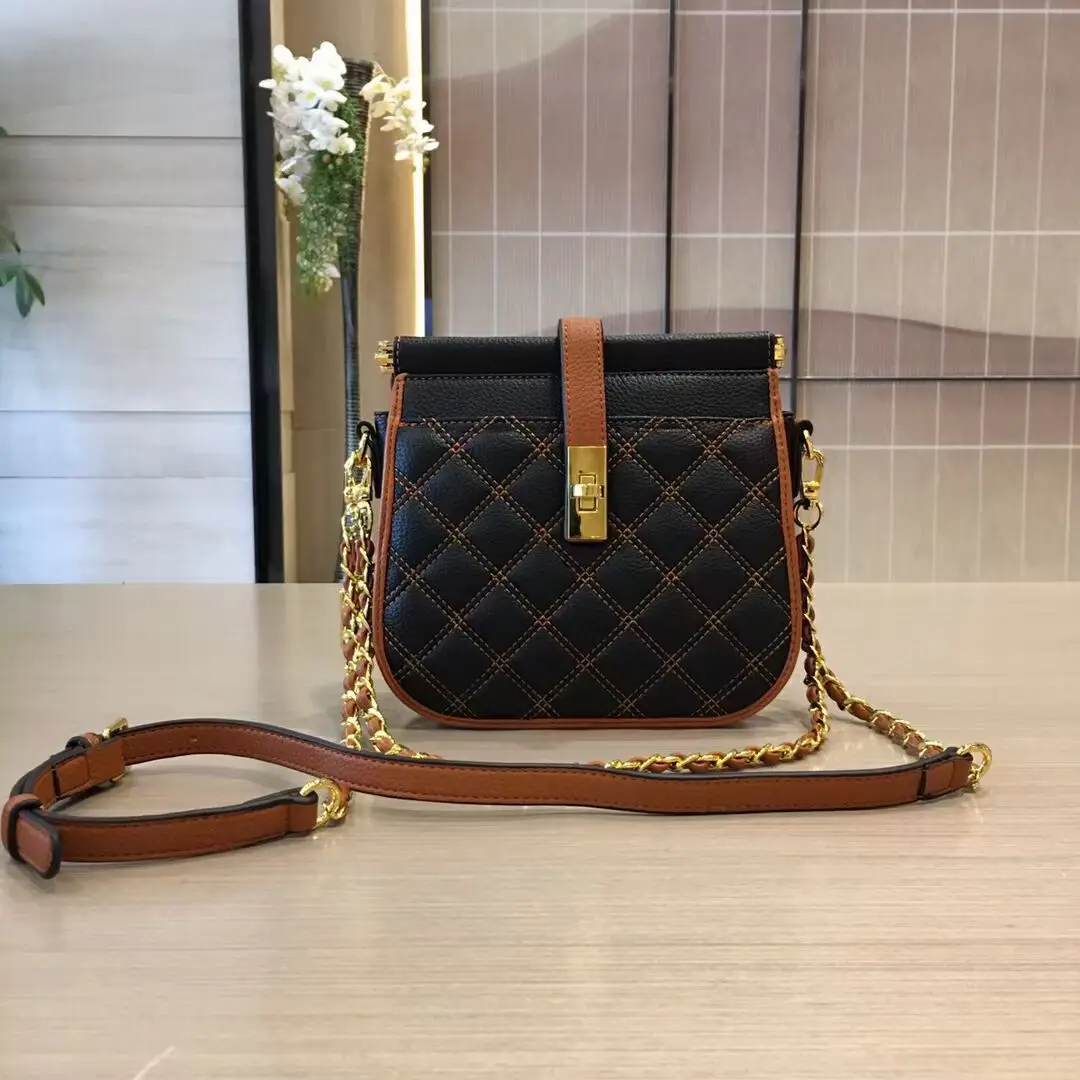 

Women's Shoulder Bags Net Red Luxury Designer Retro Horseshoe Buckle Denim Handbags Bags Elegantly Printed High-quality Purses