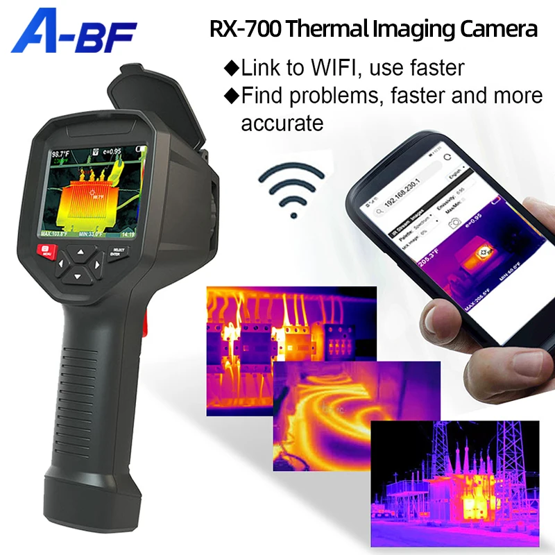 A BF RX 700 Термальность изображений Камера WI FI 20 °C ~ 550 инфракрасный Imager для телефона
