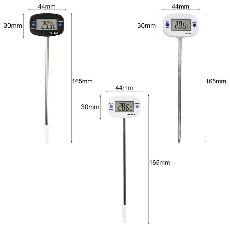 

1PCS Digital Kitchen Thermometer For BBQ Electronic Digital Food Probe Thermometer BBQ Water Milk Meat Temperature Kitchen Tools