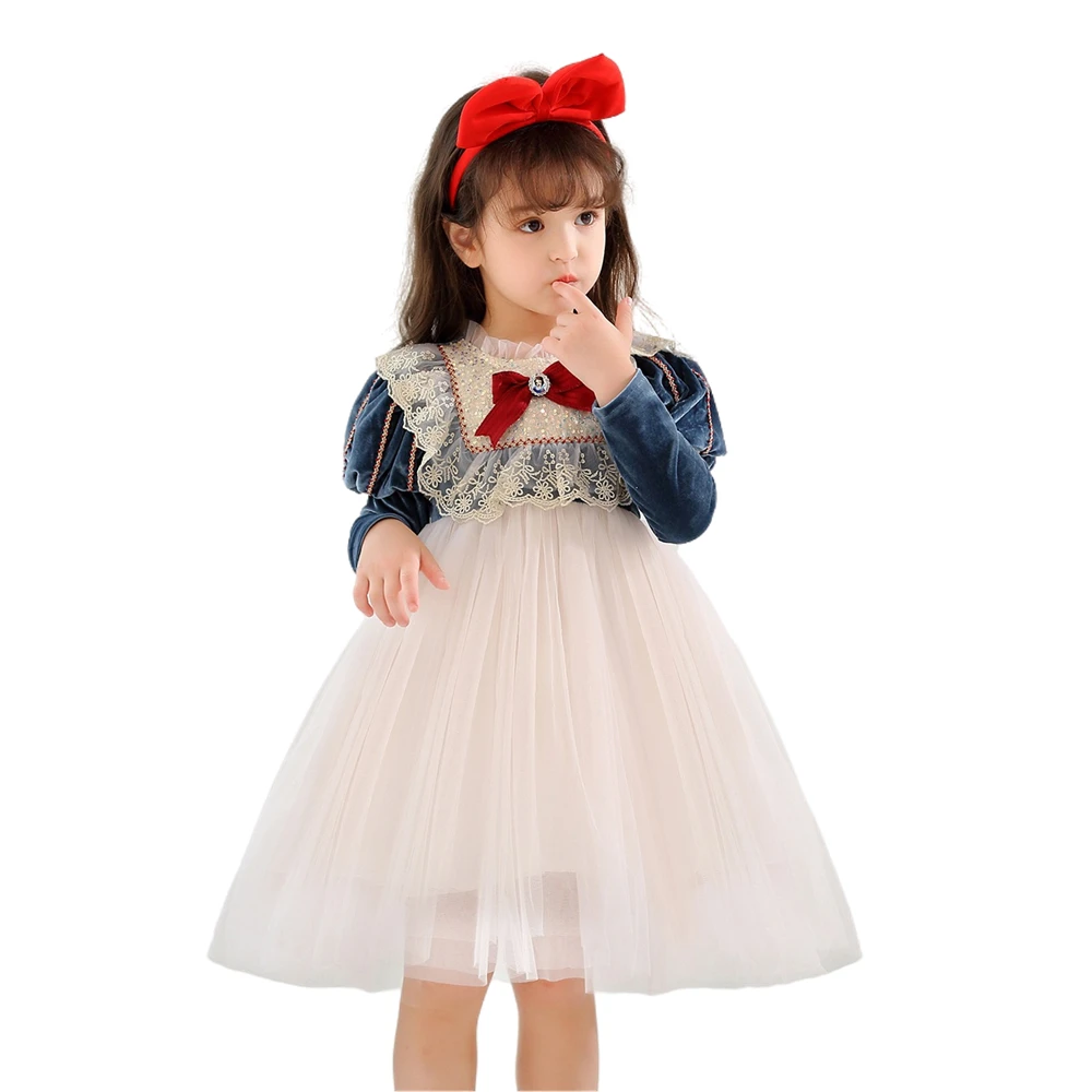 

Little Girls Snow white Princess Dress Costume Halloween Fancy Dressed up Toddler Birthday Party Dresses
