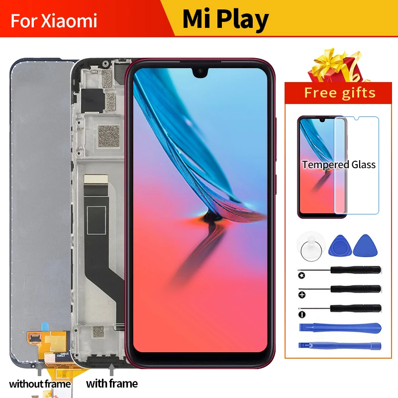 ЖК дисплей с дигитайзером в сборе для Xiaomi Mi Play сменный сенсорный экран 5 84 дюйма