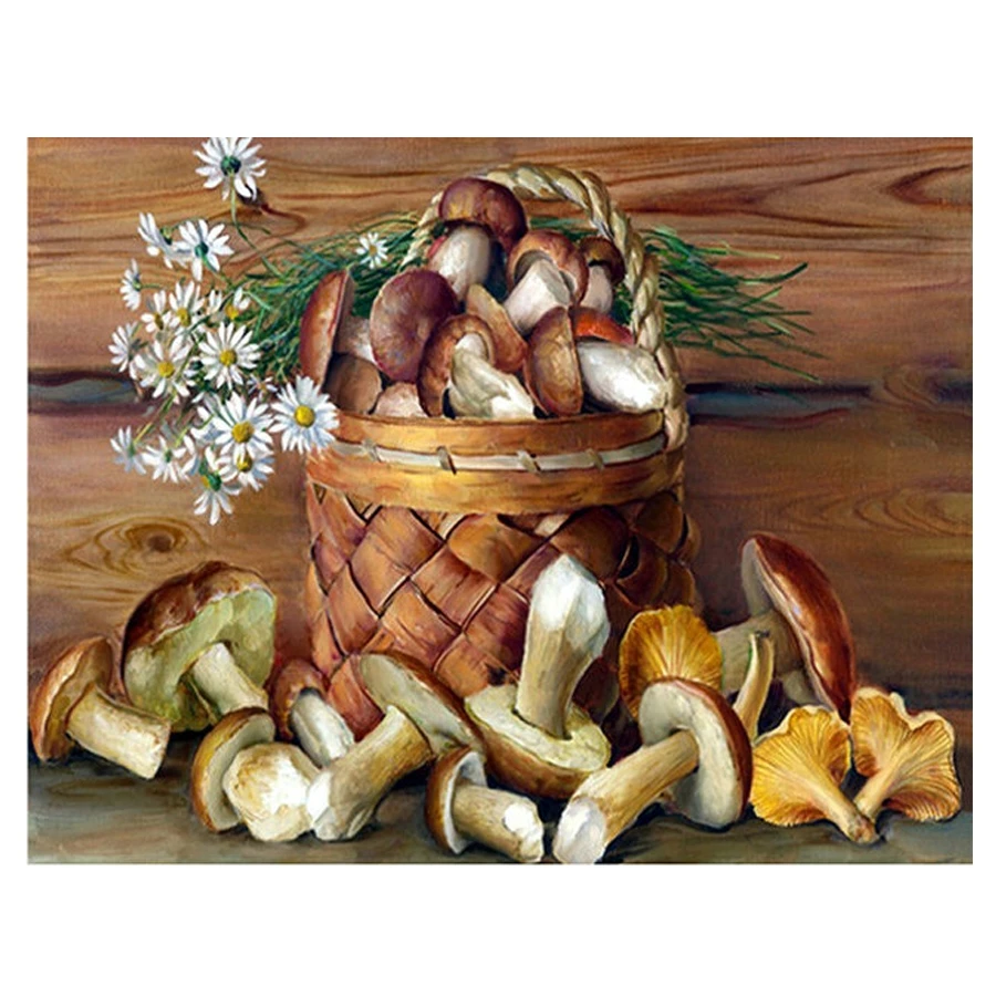 

Кухонный декор, алмазная живопись, вышивка крестиком, гриб 5D, алмазная вышивка «сделай сам», еда, полная квадратная, круглая вышивка, мозаичн...