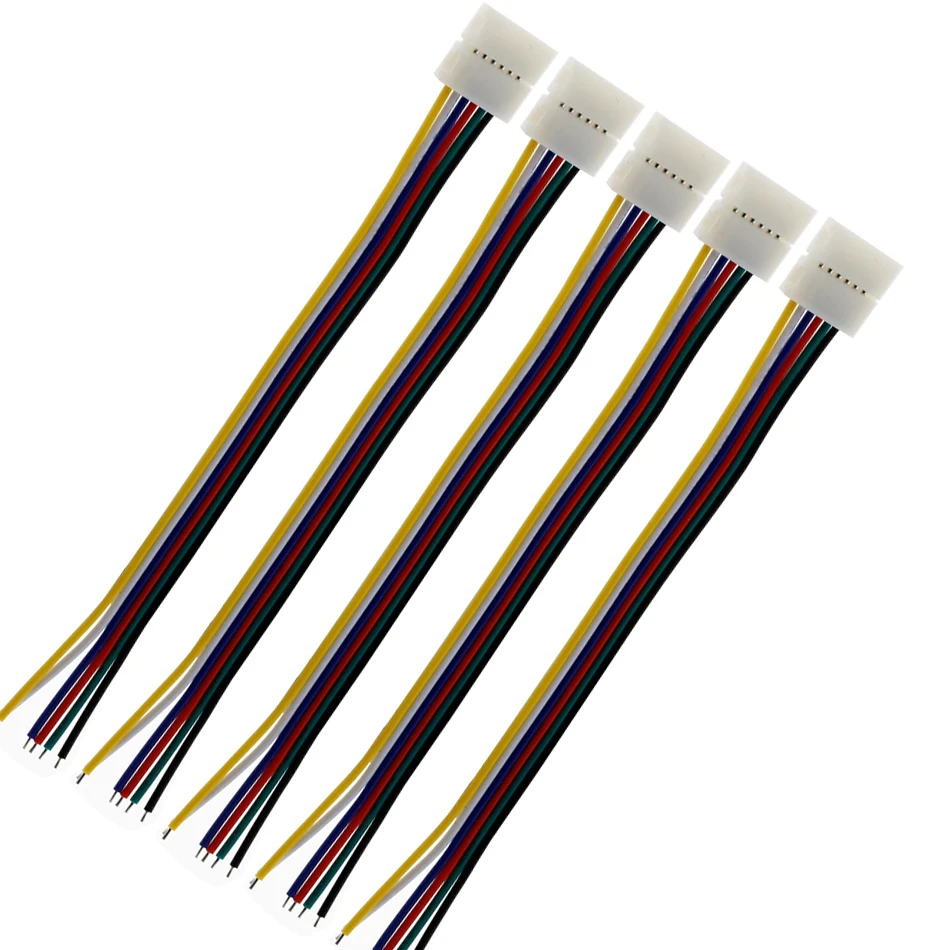 6Pin LED Strip Connector 12mm for 5050 RGBCCT Free Welding | Обустройство дома