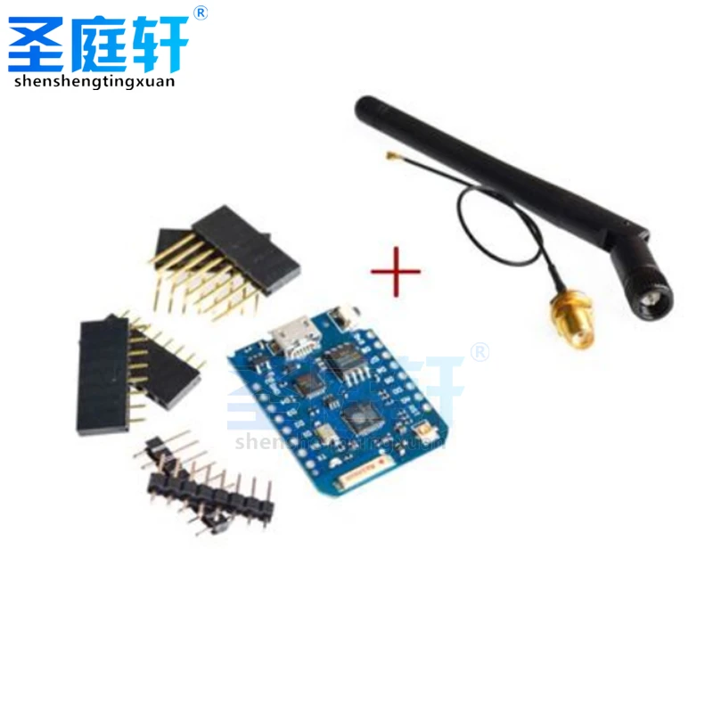 1 комплект D1 Mini Pro 16M байт внешний антенный разъем на основе NodeMCU, ESP8266 Φ CP2104 макетная плата WIFI Micro USB