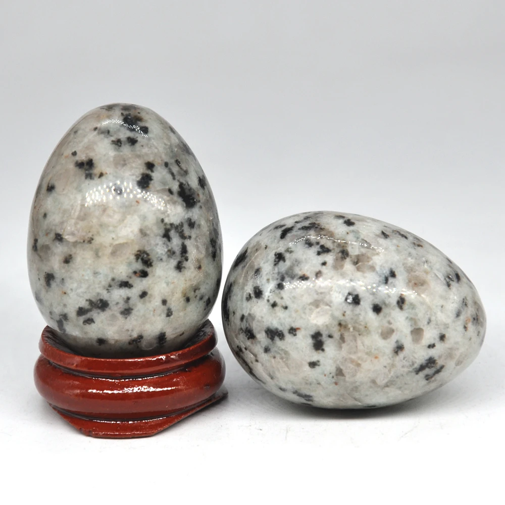 

30x40mm Lotus Jasper Egg Shaped Stone Healing Natural Crystal Kegel Massage Accessory Minerale Gemstone Home Decoration