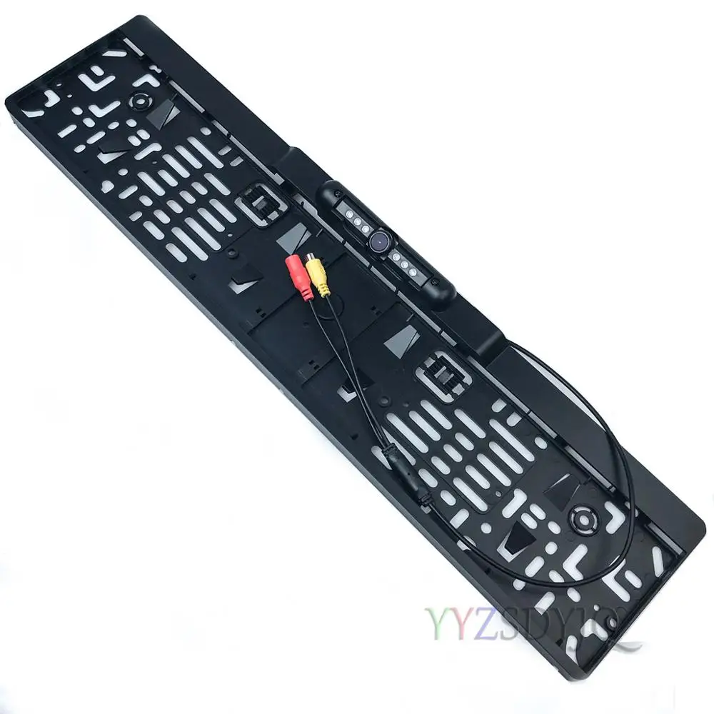 New Arrival Wirless Euro Car License Plate Frame Holder Rear View Camera 6 IR LED IP68 Night Vision | Vehicle