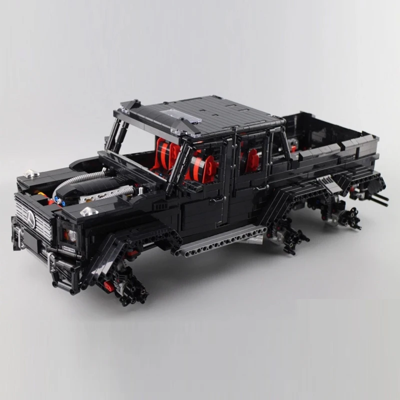 AMG G63 двигатель RC масштаб 1:8 BEnz 6X6 совместимый Technic MOC строительные lepinbricks блоки кирпичи обучающая модель игрушки подарки