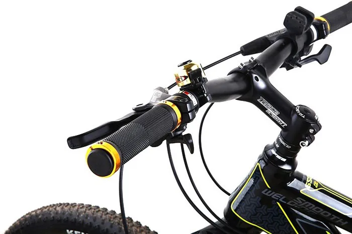 

Mountain Cycling Bike Bicycle MTB Handlebar Grips Rubber Anti-slip Handle Grip Bike Lock On Bicycle Handlebars End Grips
