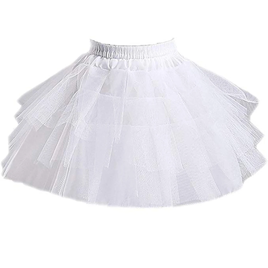 Детская юбка с цветочным принтом подъюбник для девочек маскарадное праздничное