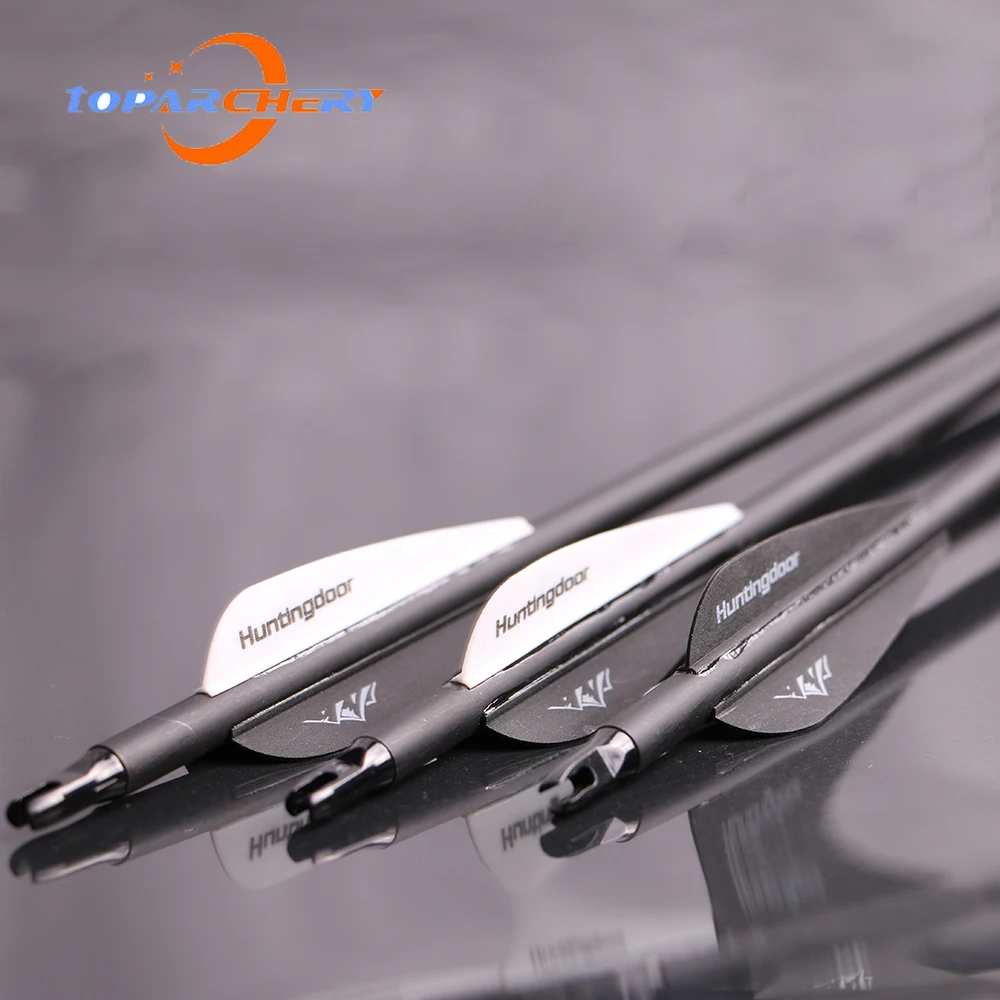 RU Toparchery 31 5 &quotсмешанные углеродные стрелы 3&quot пластиковые перья позвоночника 550