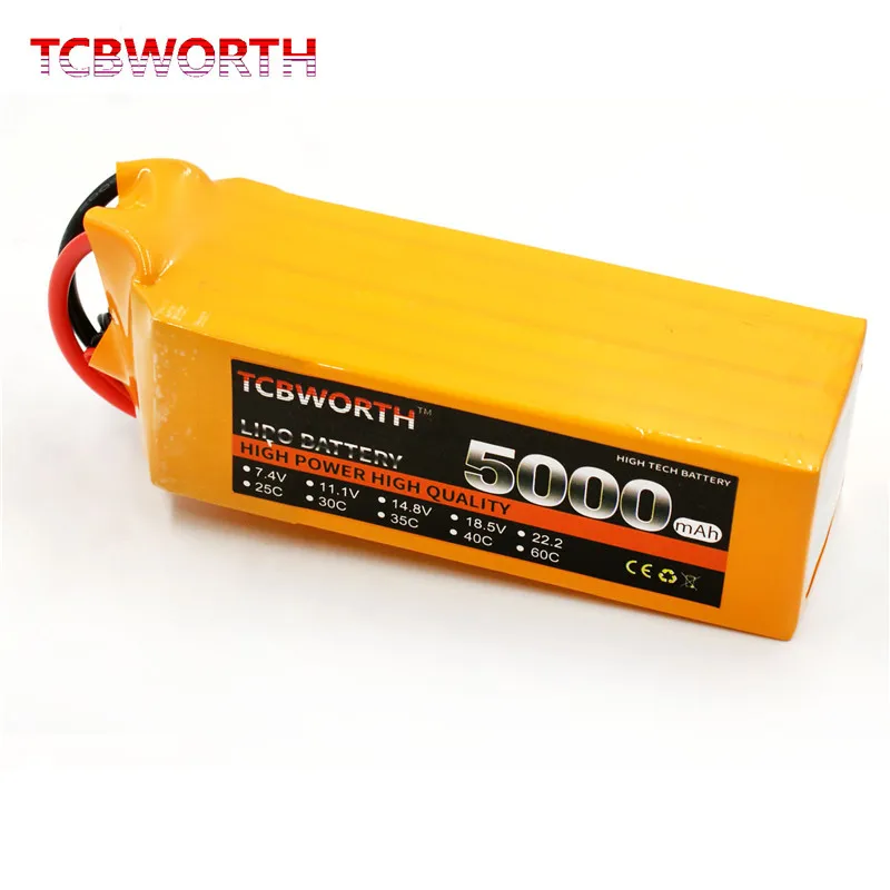 6S 22 2 V 5000mAh25C 35C 60C для дистанционно управляемого летательного аппарата LiPo Батарея
