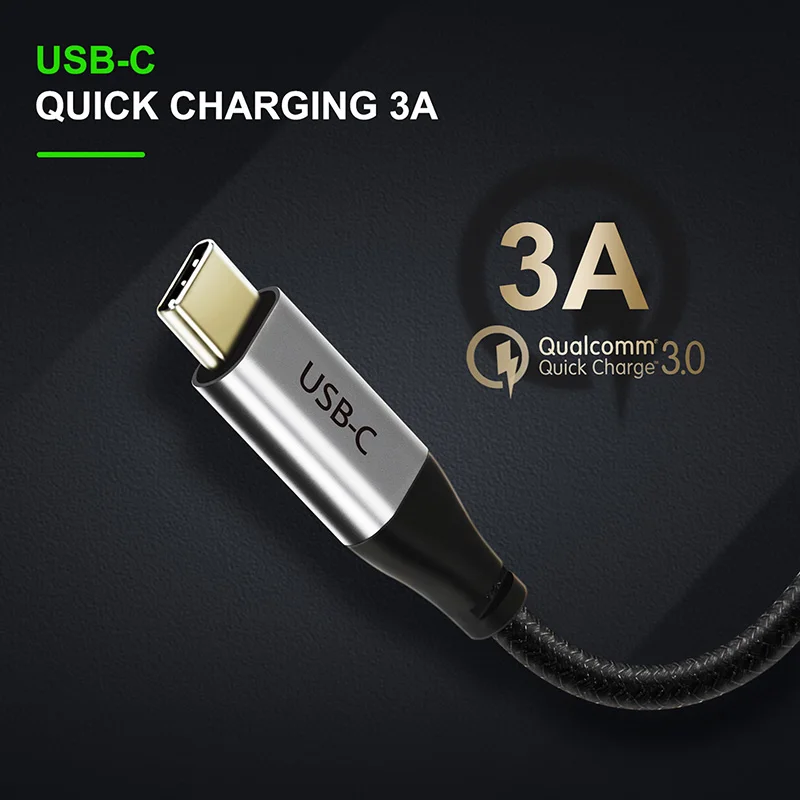 Кабель CABLETIME USB Type C к USB3.0 зарядный кабель для синхронизации 3 А Galaxy Note 8 S8 Plus Huawei mate 20