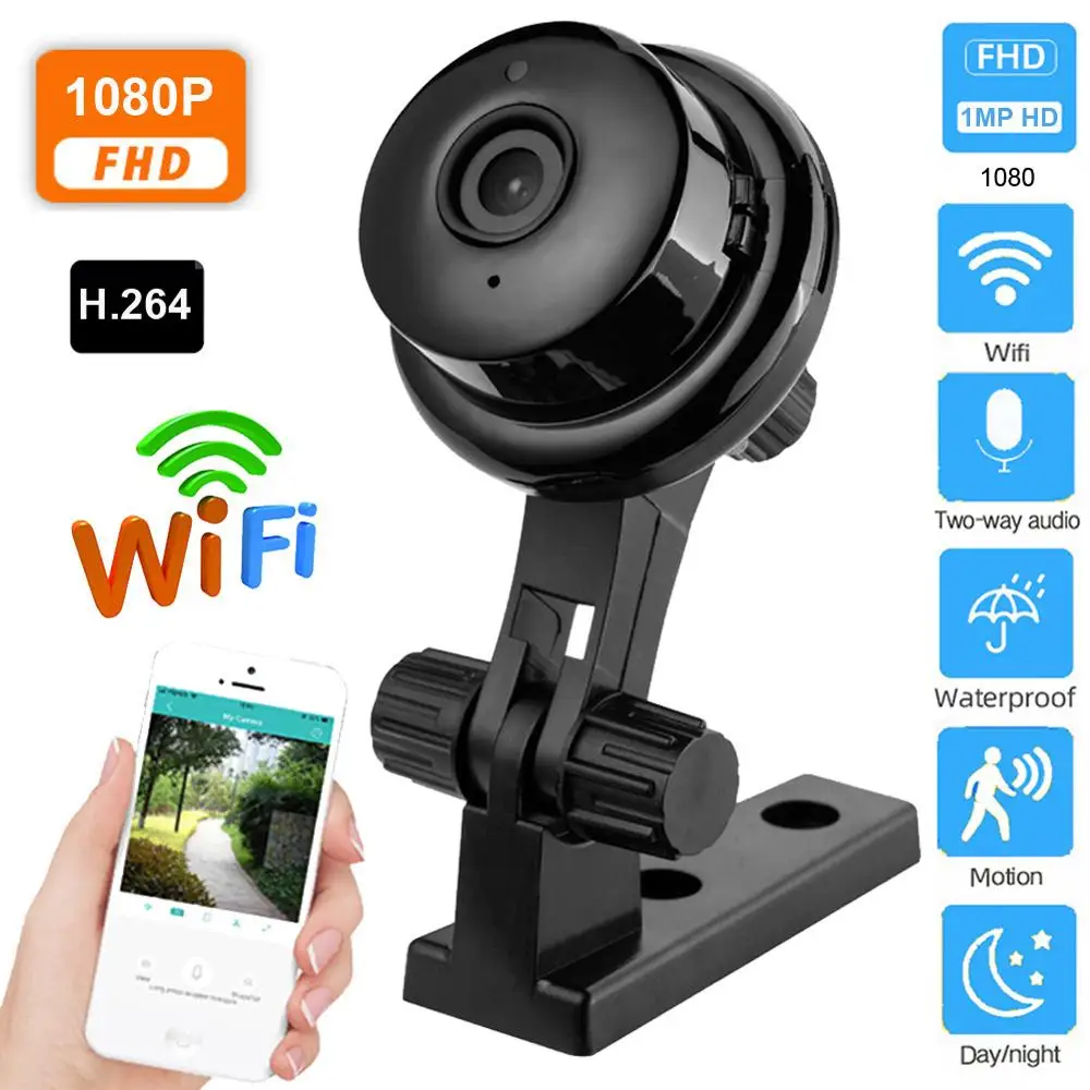 Беспроводная 1080P HD ip камера двухстороннее аудио ночное видение видео монитор 360