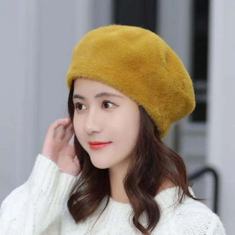 SUOGRY Элегантный женский теплый шерстяной классический бархатный Французский