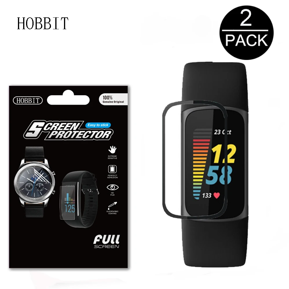 2 шт. 3D Лидер продаж гибкая полноэкранная пленка для часов Fitbit Charge 5 Charge5 PMMA