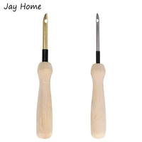 3 5mm 5mm wooden handle punch needle diy knitting embroidery pens weaving punch needles for crafts stitching sewing needlework