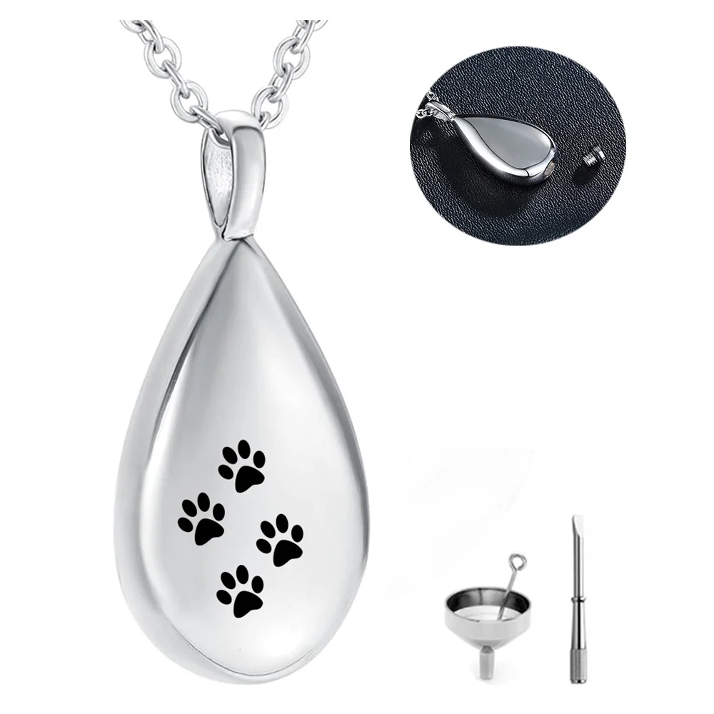 Памятные ювелирные изделия ожерелье с подвеской в виде собачки кошки слева от