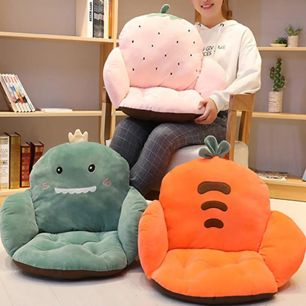 Новая мультяшная Подушка удобные подушки для сидений поддерживающие спинку