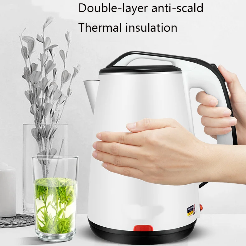 

Kettle Electric Steel Cordless Portable 1500W-2000W Stainless Steel Heating Electric Water Boiler