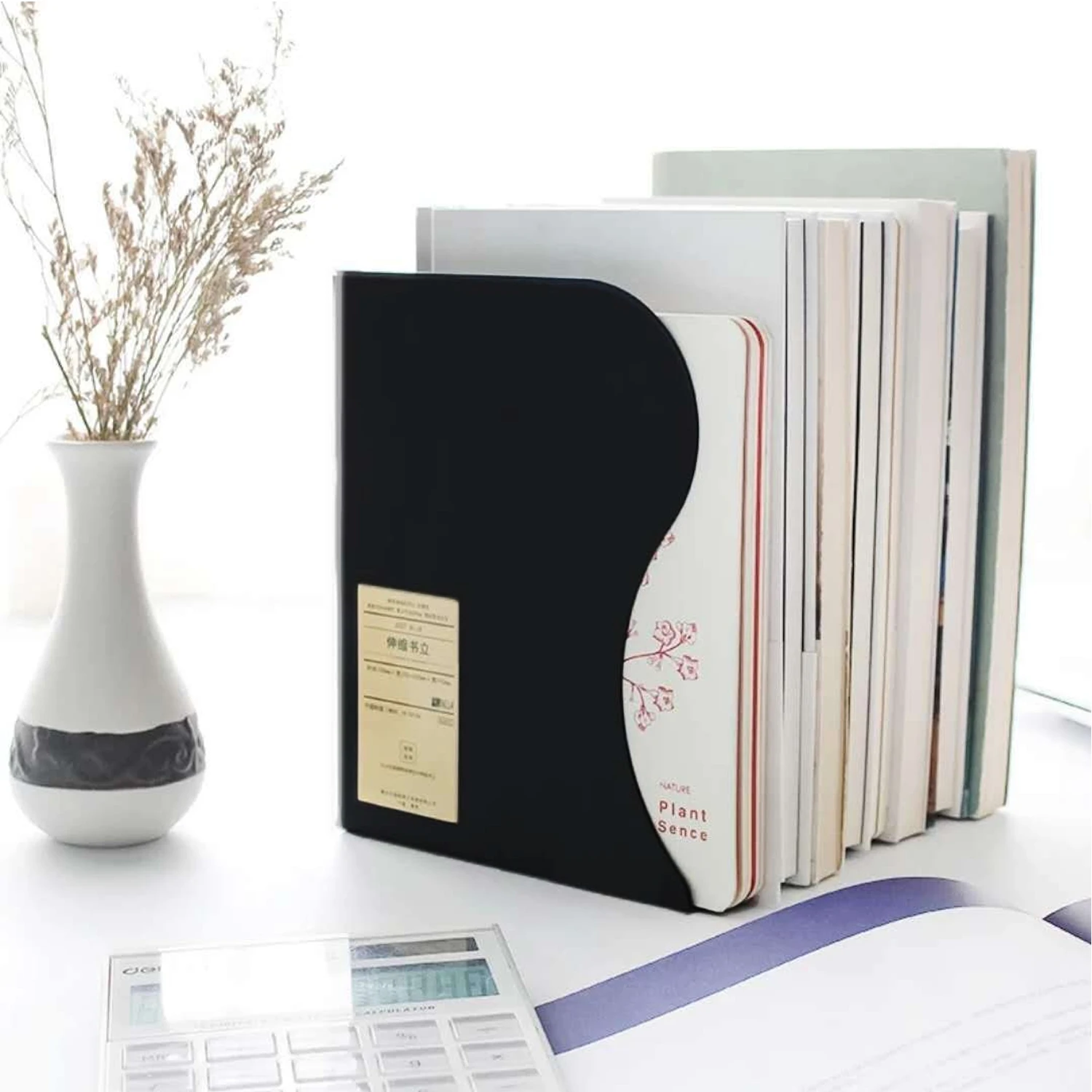 1 шт. Металлические Регулируемые книжные полки железные полые декоративные концы