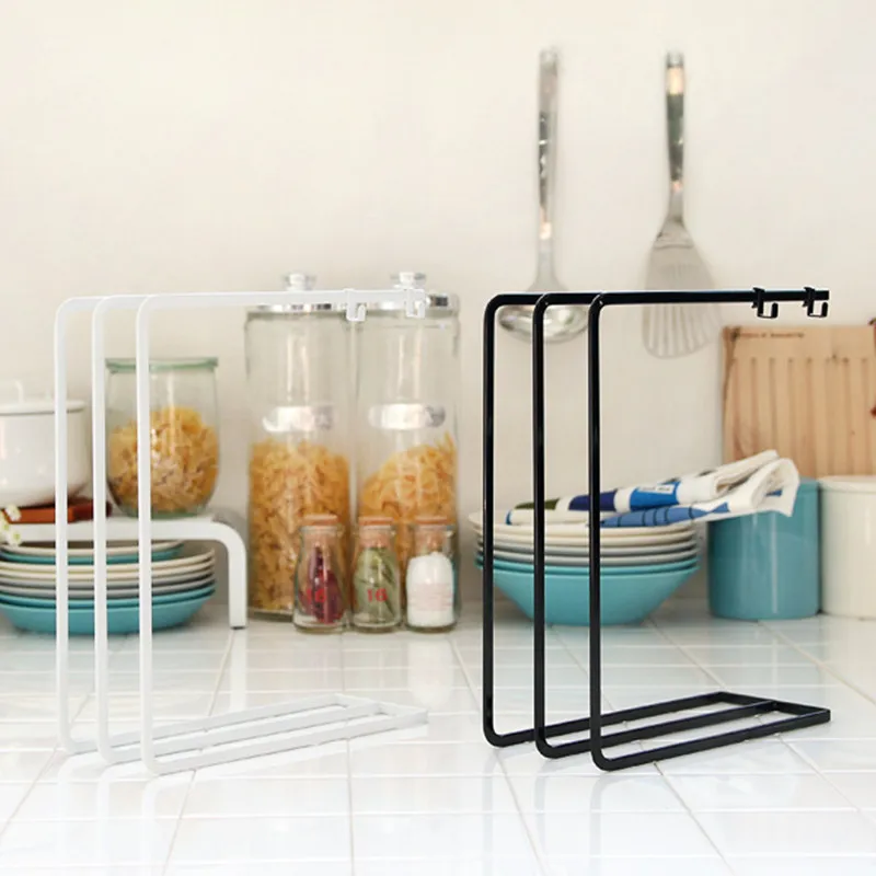 

Towel Rack Stand Freestanding 3 Tier Vertical Iron Rag Storage Towel Rack Kitchen Supply Home Tableware Dish Cloth Holders