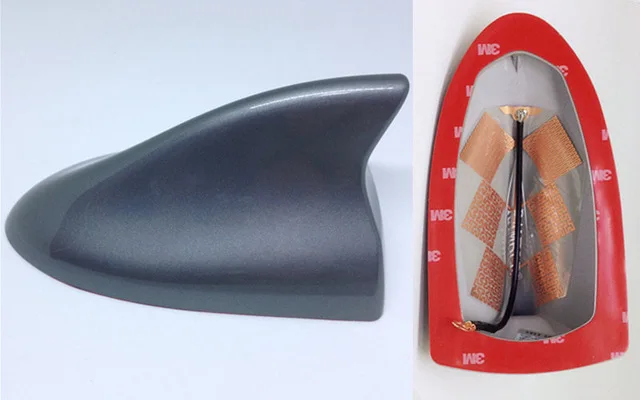 Для Ford Kuga Ford Explorer Super Shark Fin антенна автомобильный радиоприемник сигнал антенны внедорожник антенна Авто аксессуары черный белый серый - Цвет: Grey Advanced Style
