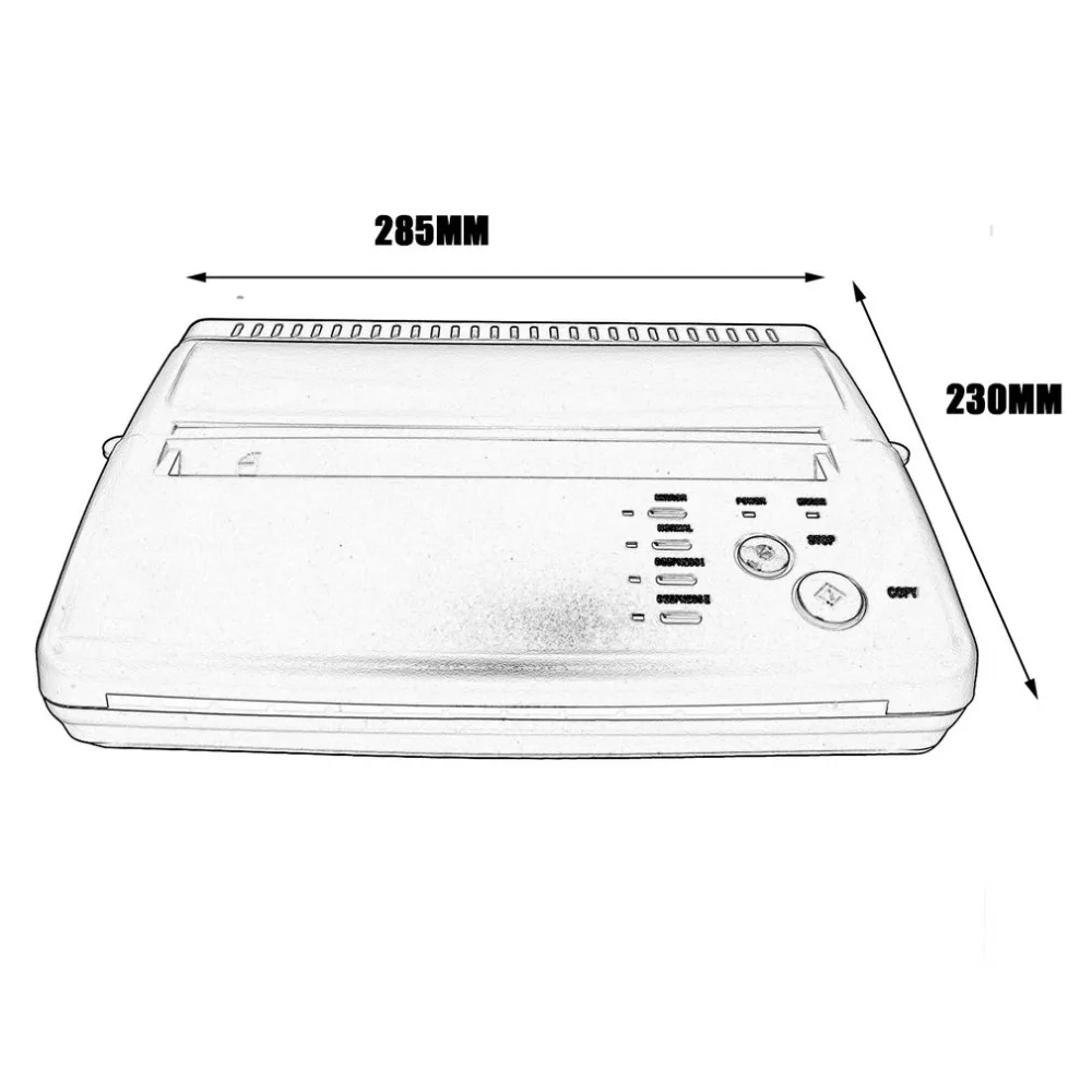 

Complete Tattoo Kits Styling Professional USB Tattoo Stencil Maker Transfer Machine Flash Thermal Copier Printer Supplies EUPlug