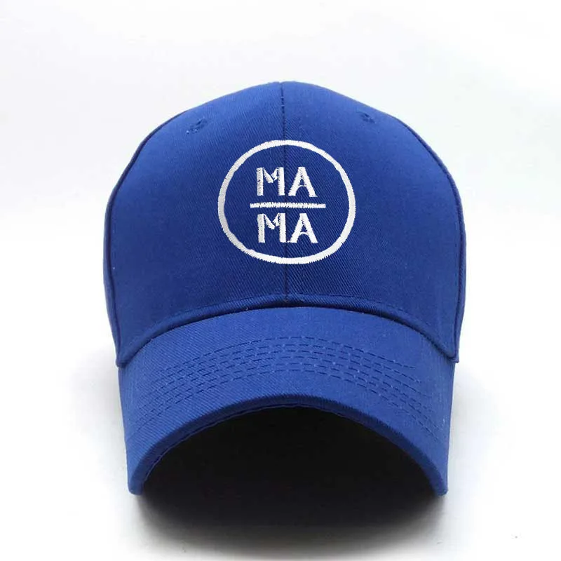 Blue MAMA Бейсболка для родителей и детей, для мамы и ребенка, DADA Trucker, Повседневная Кепка для папы, черная бейсболка, Кепка для мамы и дочери - Цвет: Blue MAMA