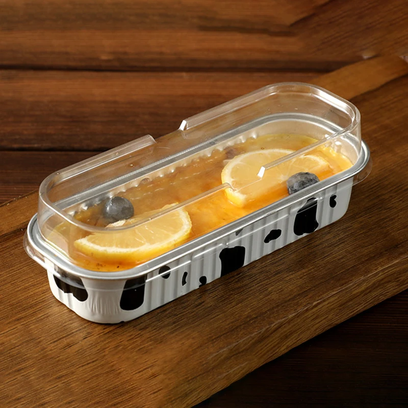 100 шт одноразовые чашки для выпечки из алюминиевой фольги коробка торта 200 мл