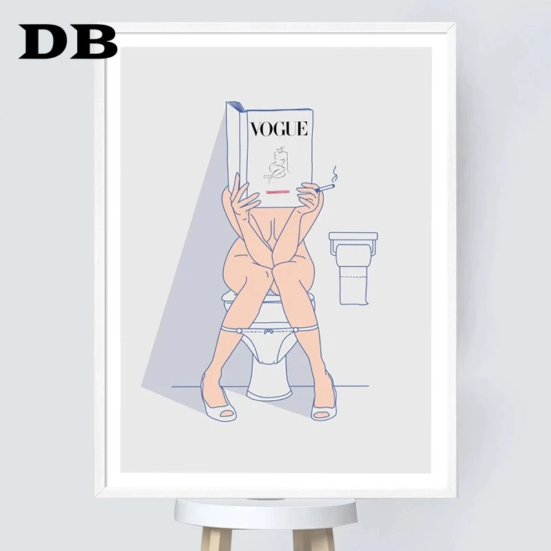 

Fashion Line Life Quotes Wall Art Canvas Painting Nordic Posters And Prints Wall Pictures For Living Room Toilet Bathroom Decor