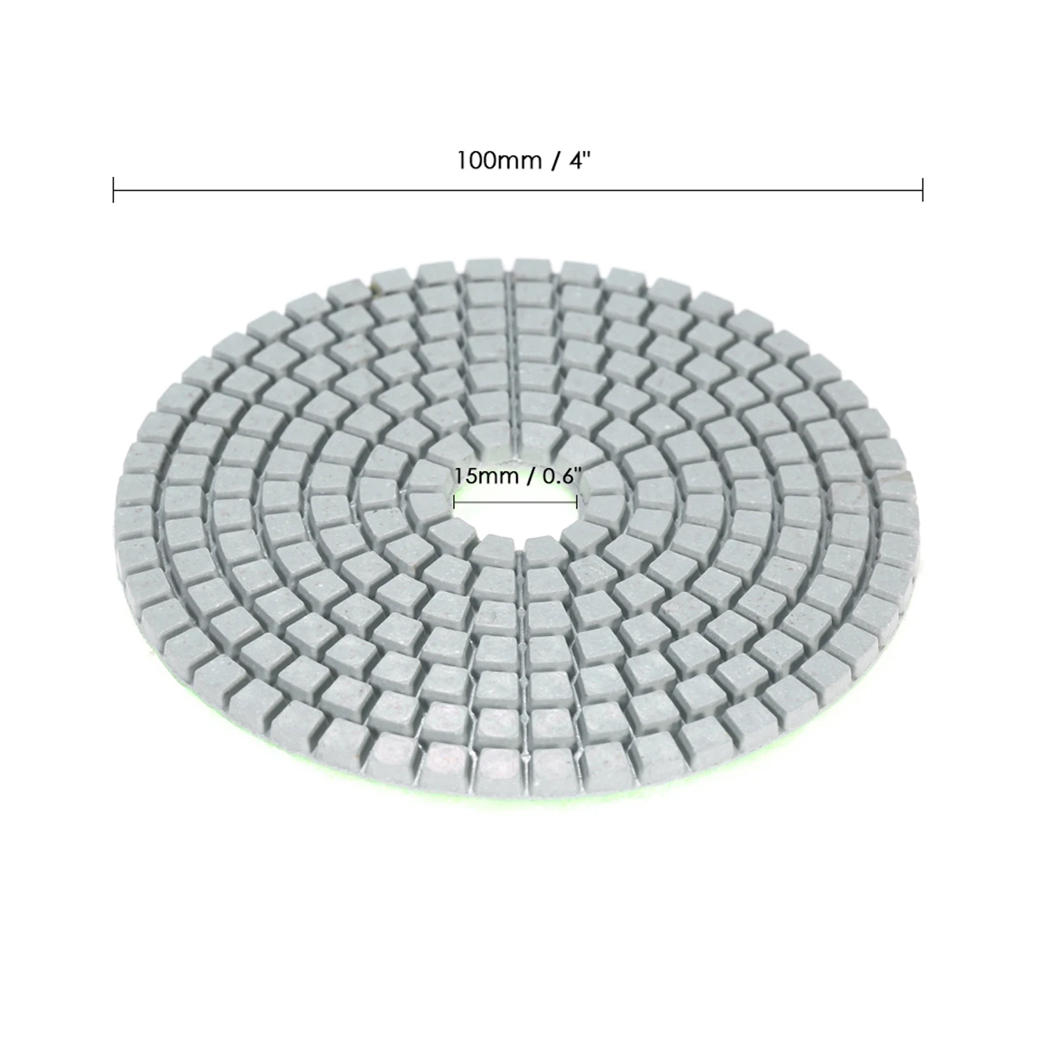 

10 Piece Set Diamond Polishing Pads 4 inch Wet/Dry Granite Stone Concrete Marble