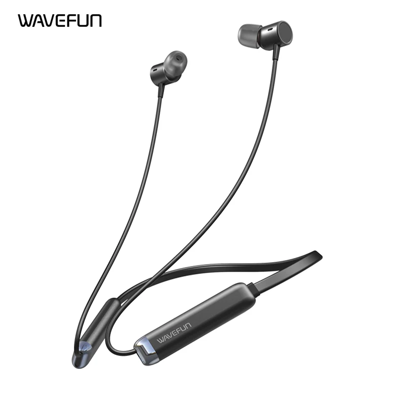 Wavefun Flex 3 Bluetooth наушники 24 битный aptX HD AAC Беспроводной с шейным 30 часов музыки 10 мм