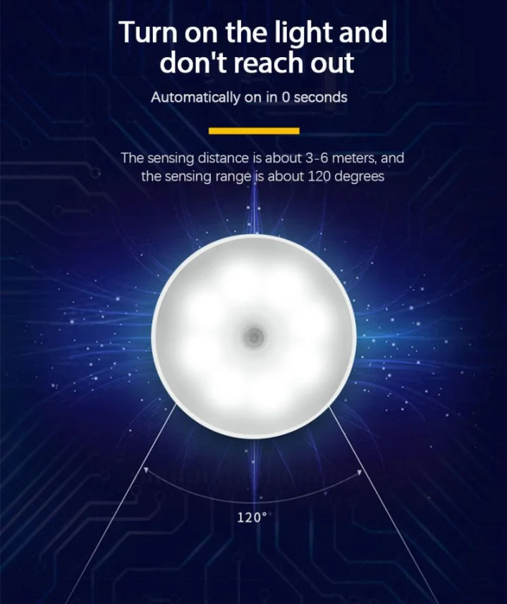 

LED Toilet lamp Induction Light Charge Sensing LED Night Light ABS Motion Sensor Wireless Night Lights Bedroom Decor Light