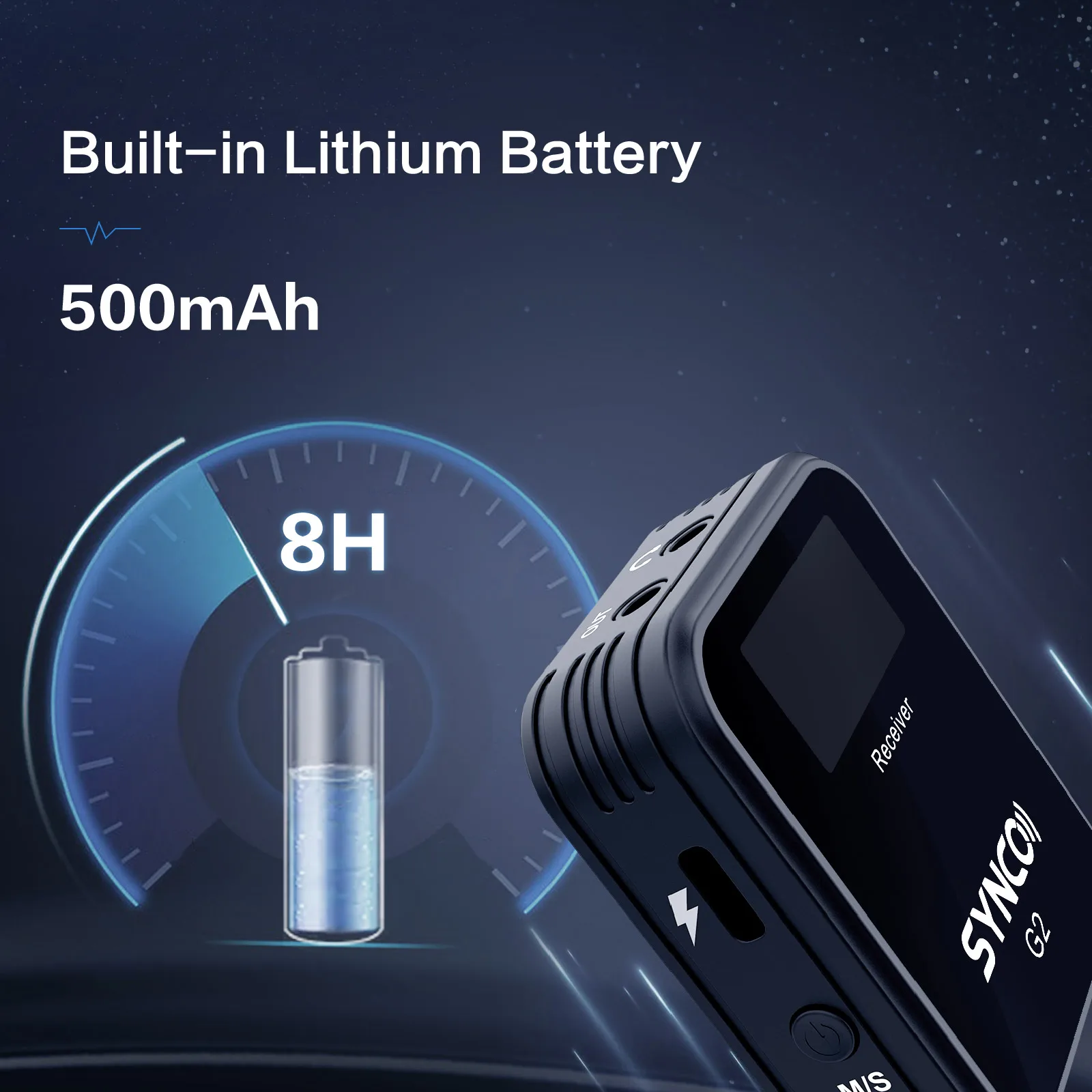 Беспроводная петличная микрофонная система SYNCO G2A2 G2A1 492ft/150m | Электроника