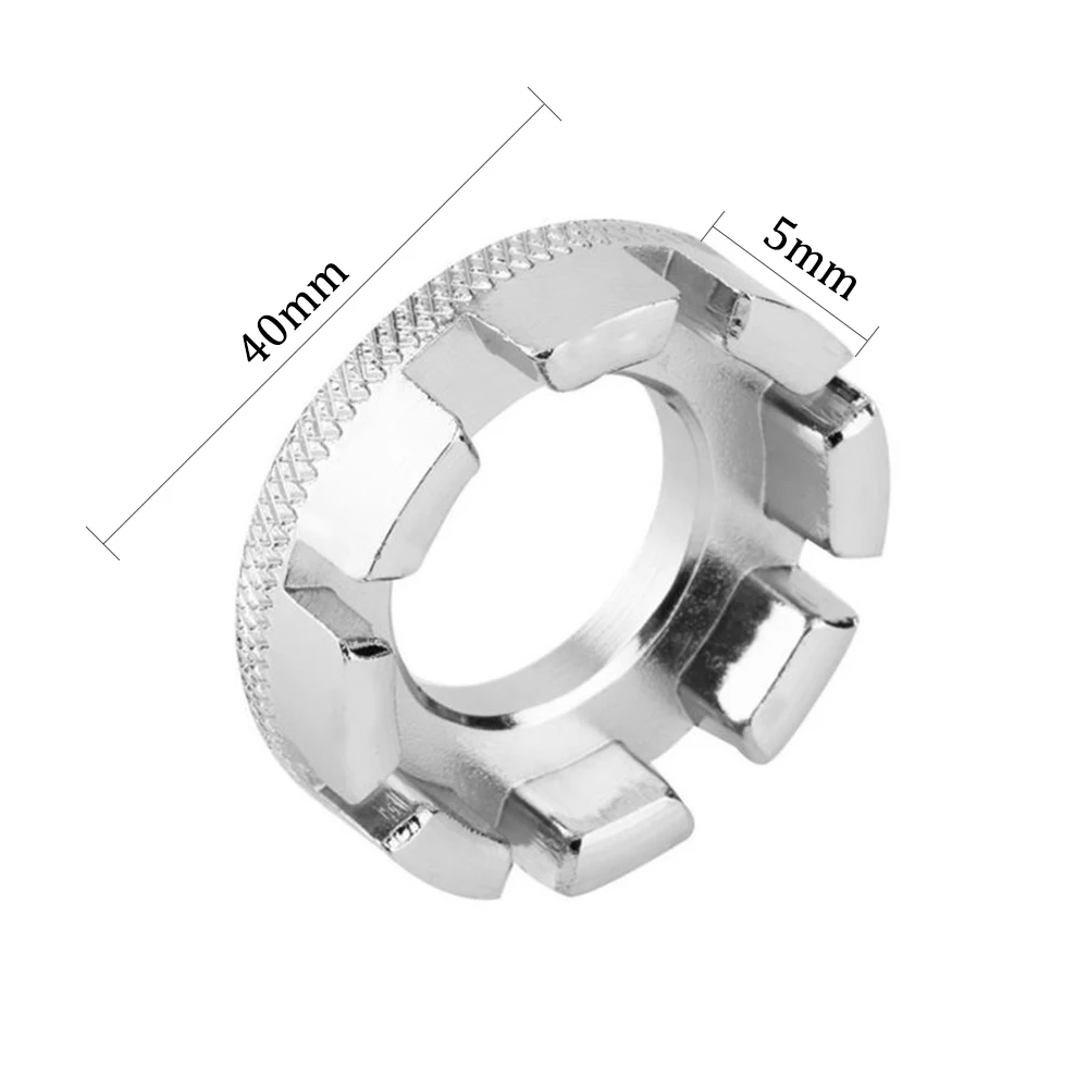 

Mini Spoke Key Bike Bicycle Wheel Rim 8 Way Wrench Spanner Bike Repair Tool Durable Portable Hand Tools Cycling Accessories