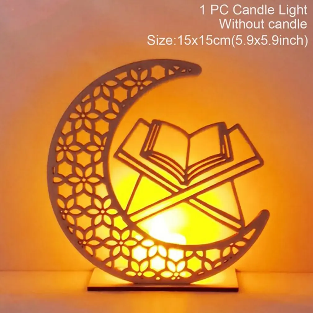 

DIY Wooden Pendant Eid Mubarak Ramadan Home Decoration Muslim Islamic Festival Party Decorative Ornament Craft Pendant
