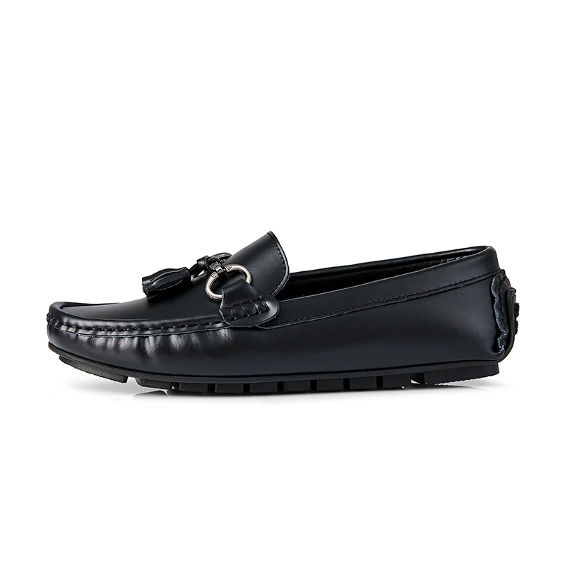 

2020 Autumn Soft Driving Moccasin Men Genuine Leather Mens Loafers Fashion Flats Men Shoes Handmade Tassel Loafers For Men