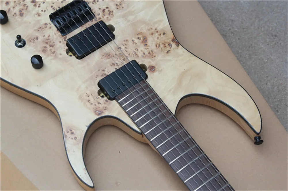 Фабричная 6-струнная электрическая гитара с черной фурнитурой подставка из