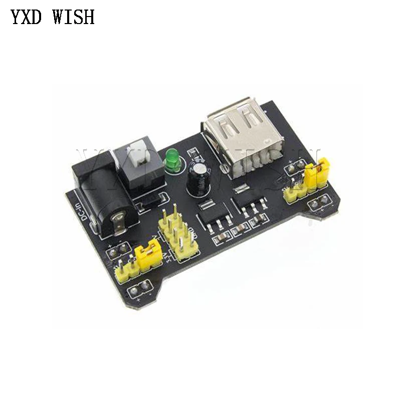 

3.3V/5V MB102 Breadboard Power Module + MB-102 830 Points Prototype Bread Board For Arduino Kit + 65 jumper Wires Diy Kit