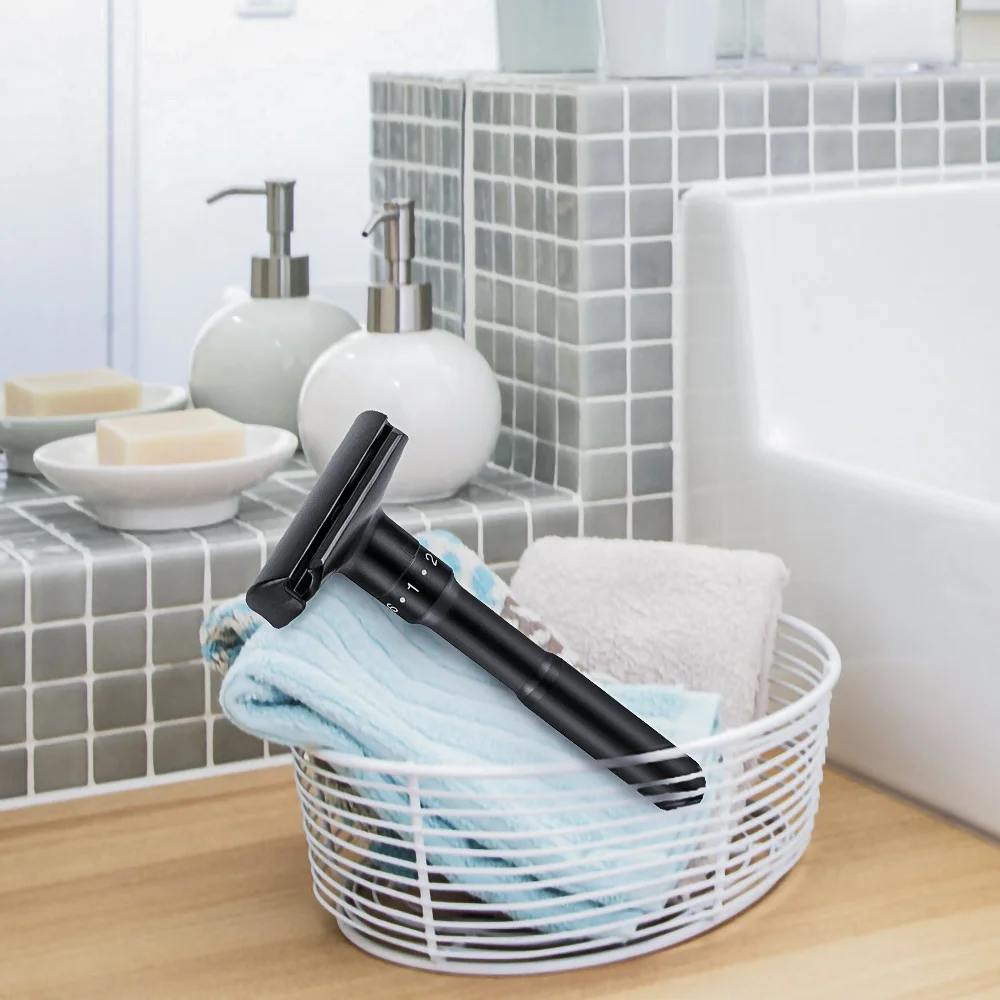 Безопасная бритва премиум-класса с двойным лезвием безопасная для мужчин