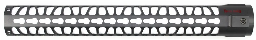 Векторная оптика KeyMod 15 дюймов поплавок один кусок Handguard Пикатинни система крепления черный подходит 5,56. 223 AR платформа винтовки