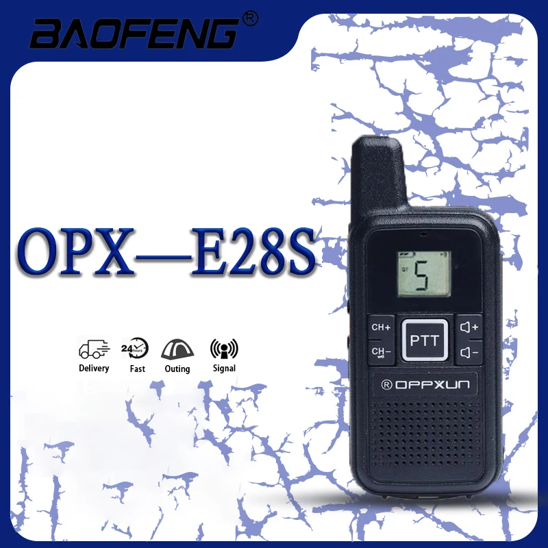 

2 шт., портативная рация OPPXUN OPX E28S, PTT CB Ham