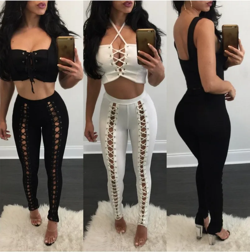 

2021 Female Womens Clothing Cool Pencil Skinny Festivals Classics Hollow Out Sexy Pants Mama Pant Holiday