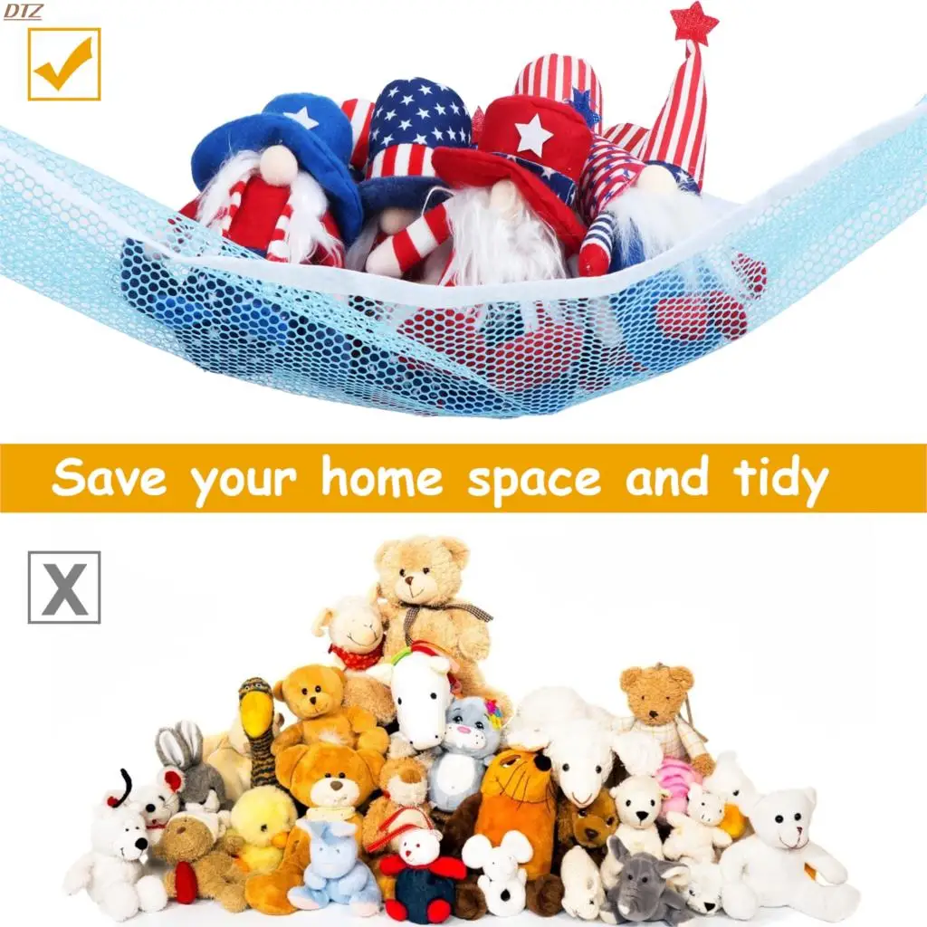 Гамаки игрушечные Джамбо 3 шт. мягкие гамаки для хранения игрушек чудесные