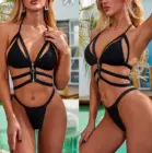 Лидер продаж 2021, новый дизайн, стильные женские повседневные купальники, одежда для плавания, сексуальная модная мягкая ткань, комплект бикини MIJ094