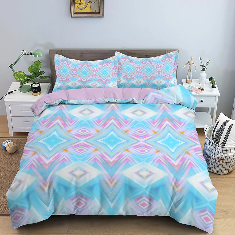 

Color Stripe 3D Print Bedding Set Comfortable Custom,Duvet Cover Set King/Europe/USA,Comforter/Quilt/Blanket Cover Set